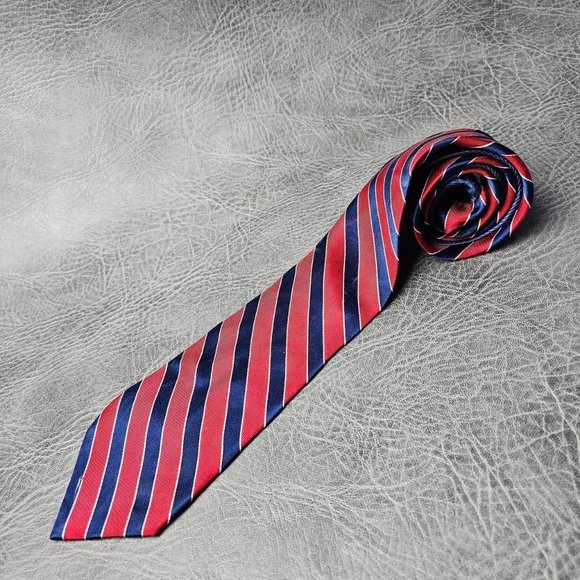 Vintage Tie, Striped Tie,Mens tie, silk tie, Wide tie,suit necktie, Wedding tie, - Picture 2 of 5